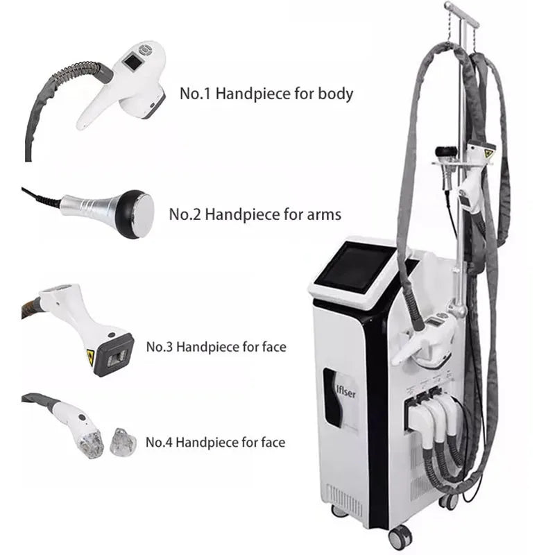 4 in 1 Vacuum Ultrasonic Cavitation 40HKZ Vela Body SHAPE Cellulite Reduction Infrared Light 940NM Face Body Slimming Machine luvshop24