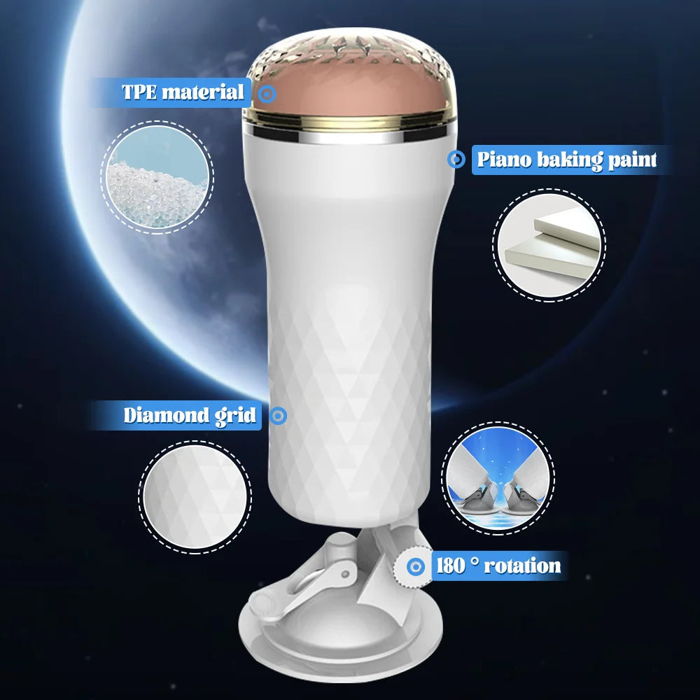 Male Masturbator Cup Pocket Pussy Suction Cup Sex Toys Lifelike Artiflcial Vaginal Masturbator Toys for Men Adult Erotic Toys luvshop24