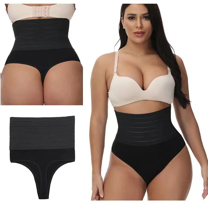 1pcs Women High Waist Shaping Brief Lady Thong Body Shaper Slimming Underwear Butt Lifter Control Pantie Sexy Shapewear Panty luvshop24