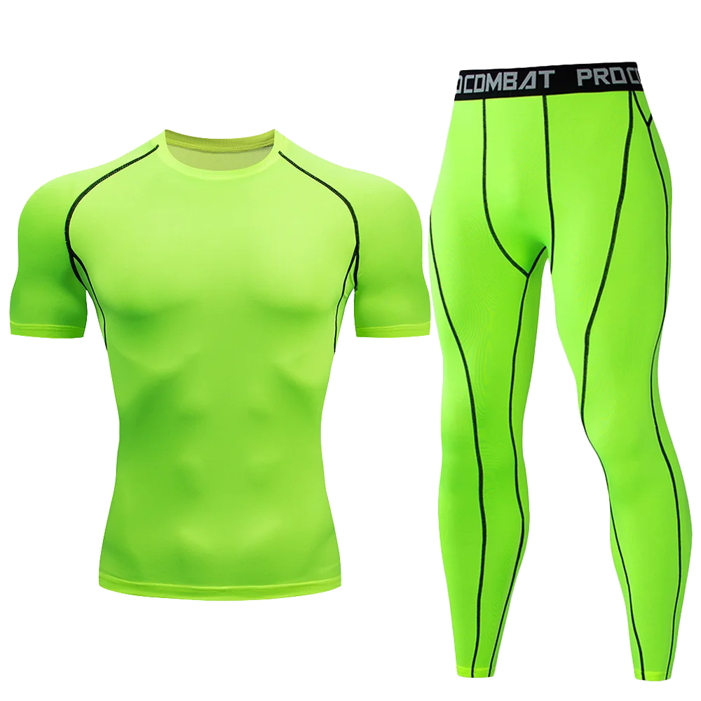1pcs Men Long-sleeved Thermal Underwear Male Tight Fitting Fast Dry Elastic Fitness Suit Set Man Autumn Winter Sprots Wear luvshop24