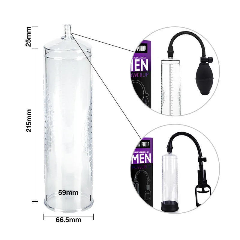 Accessories for Penis Pump Cylinder Flask Part Replacement for Dick Extender Enhancer Stretcher Vacuum Pumps Sex Toys Men luvshop24