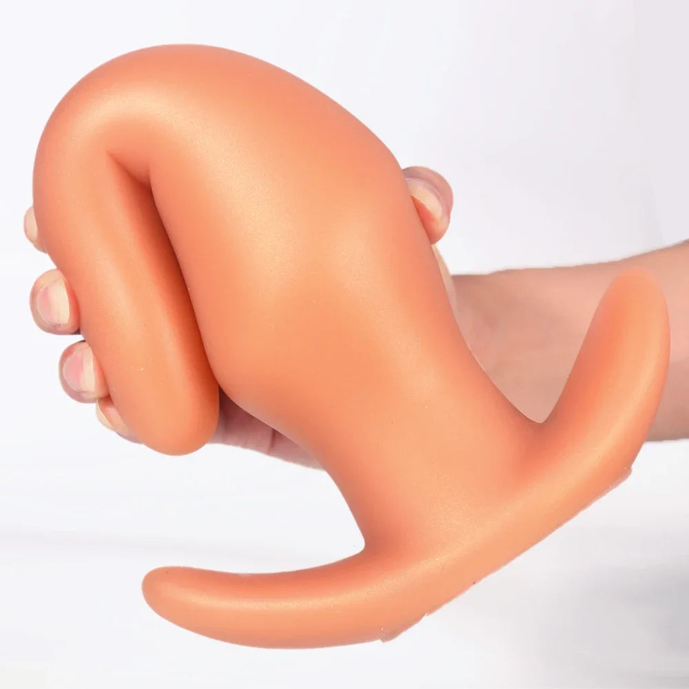 Wearable Anti Drop Soft Anal Plugs Prostate Massage Liquid Silicone Huge Butt Plug Anal Training Comfortable To Wear Butt Plug luvshop24