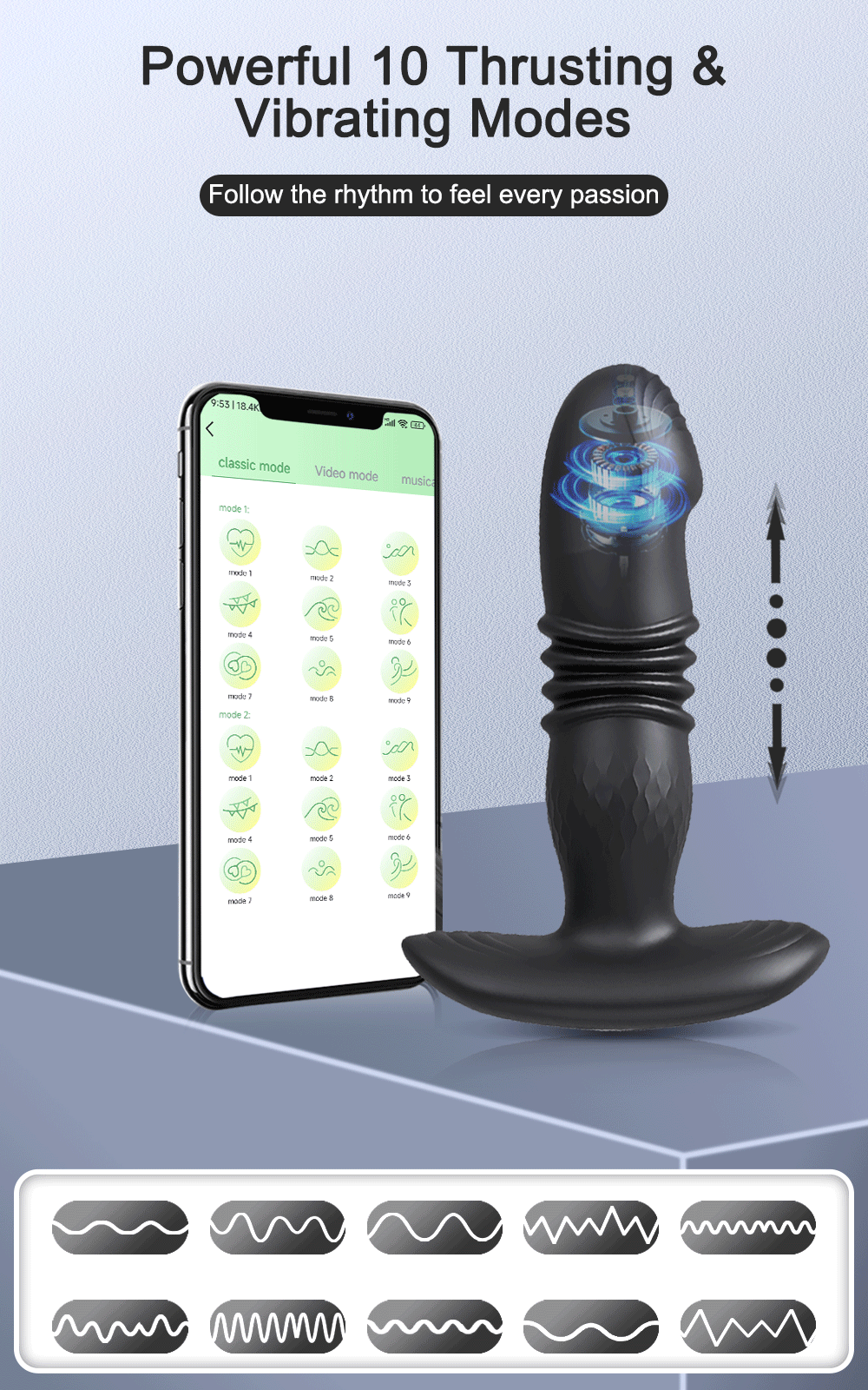 Telescopic Vibrating Butt Plug Anal Vibrator Wireless Remote Sex Toys for Women Ass Anal Dildo Prostate Massager Men Buttplug luvshop24