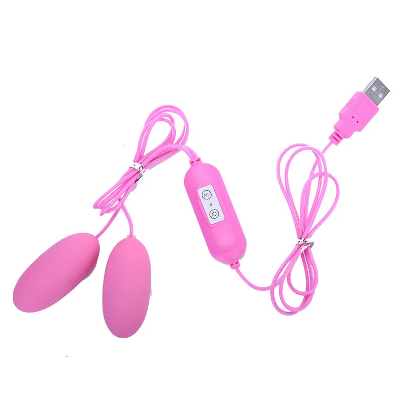 12 Speed Bullet Vibrator For Women USB Vibrating Egg Erotic Dildo Double Vibrators Adult Sex Toys luvshop24