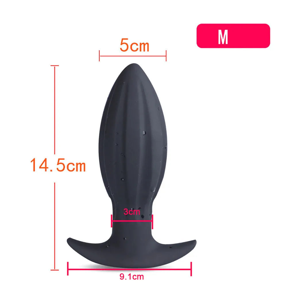Soft Anal Plugs for Gay Men Prostate Massage Liquid Silicone 35-80mm Huge Butt Plug Anal Training Comfortable To Wear But Plug luvshop24