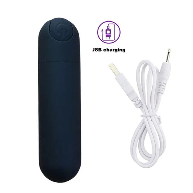 USB Chargeable Bullet Vibrator Woman Powerful Clitoris Stimulator G Spot Vagina Massager Mini Vibratoring Egg Female Masturbator luvshop24