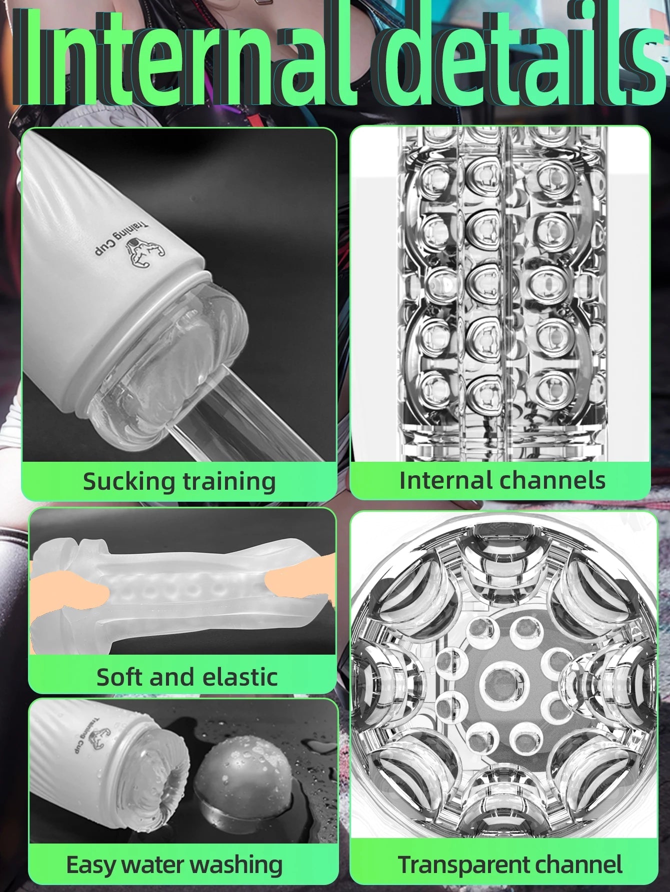 Male Masturbator Transparent Meat Vaginal Masturbation Adult Male Sex Toy Piston Manual Masturbator Cup Penis Massage Trainer luvshop24