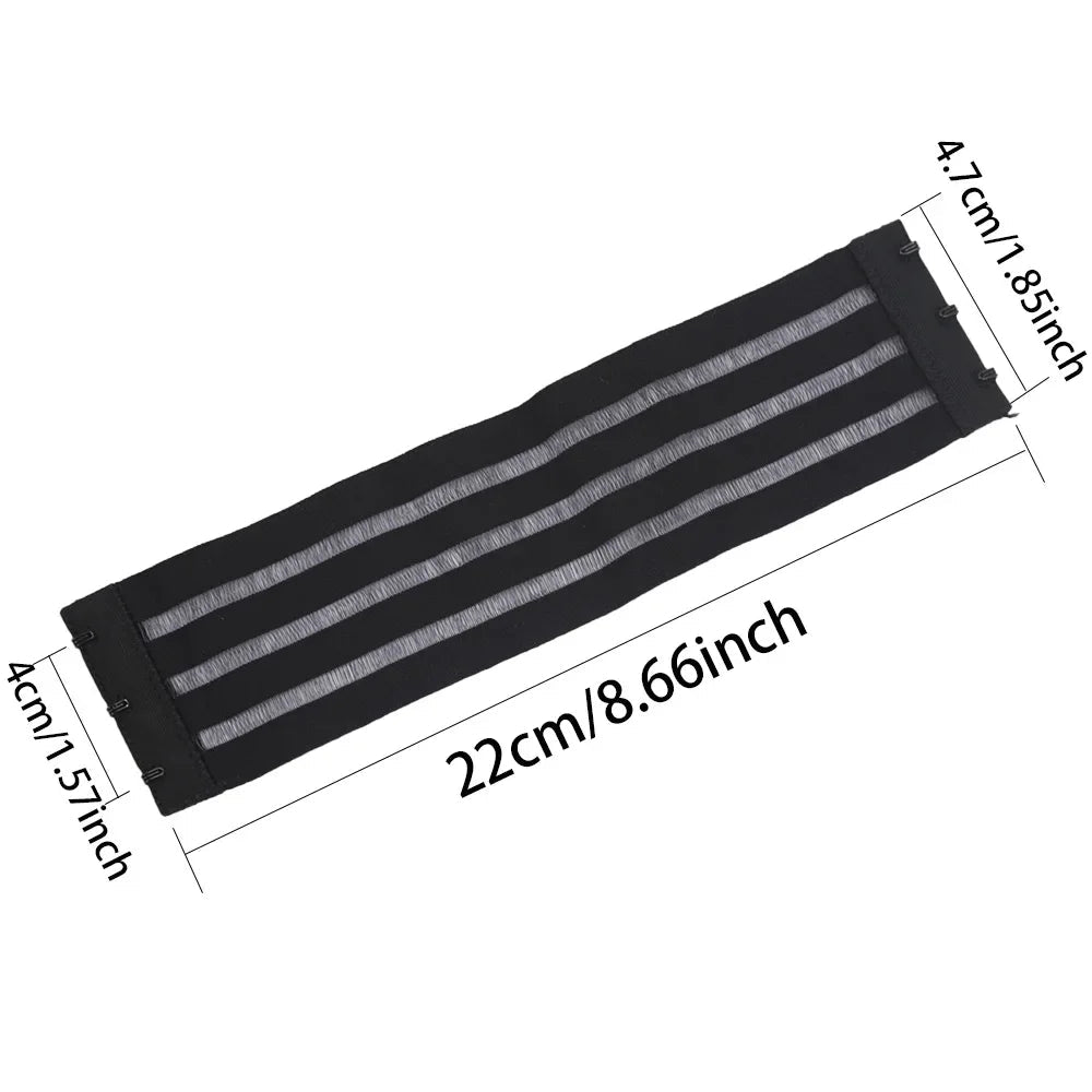 22cm 25cm extended Women Non Slip Bra Extension Strap Extenders 3 Buckles Elastic Bra Extender Hook Clip Adjustable Belt Buckle luvshop24