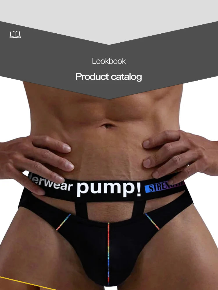 Mens Sexy Briefs Underwear Modal Comfortable Breathable Bikini Jockstrap Lingeries for Men Male Panties Calzoncillos Slip Hombre luvshop24