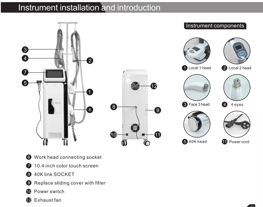 4 in 1 Vacuum Ultrasonic Cavitation 40HKZ Vela Body SHAPE Cellulite Reduction Infrared Light 940NM Face Body Slimming Machine luvshop24