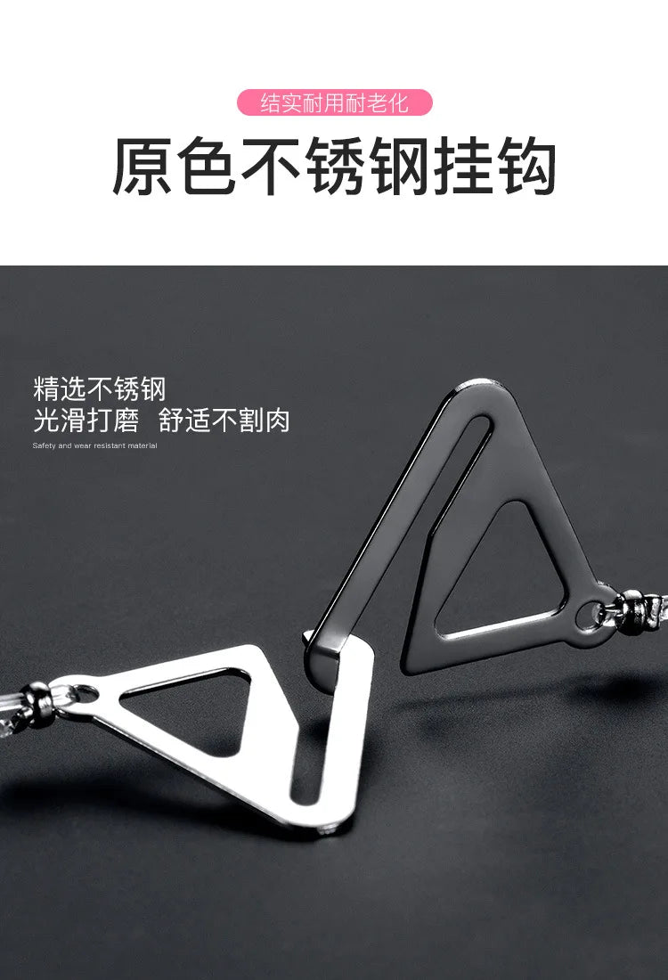 1 Pair Summer Transparent Bra with Silicone Bra Accessories Bra Straps Ladies Adjustable Transparent Hook Invisible Straps luvshop24