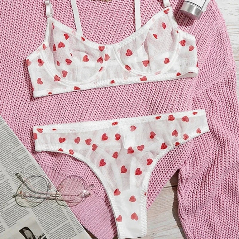 Female Lingerie Sexy Lingerie for Women Body Shorts Push-up Bra Fancy Woman Underwear Transparent Intimate Lingerie Set luvshop24