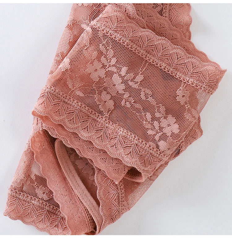 New Panties Women Lace Underwear Sexy Low Rise Briefs Hollow Out G String Underpant Solid Comfortable Female Temptation Lingerie luvshop24