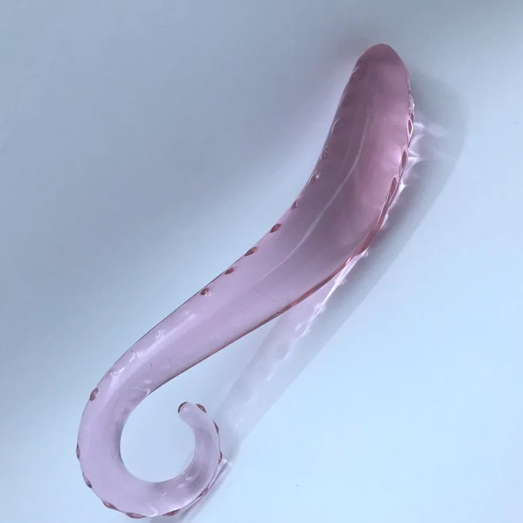 Sea Horse Glass Anal Plugs Wholesale Glass Masturbation Erotic Toys Pink Purple Black Green Blue Crystal Glass Dildos for Women luvshop24