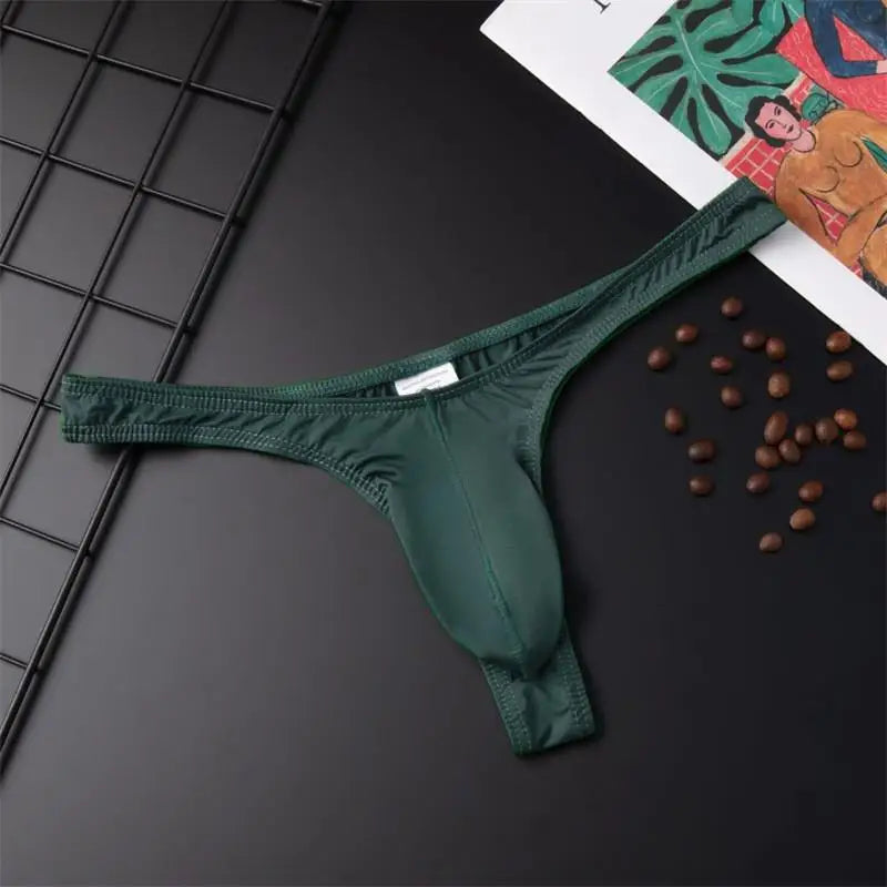 Sexy Men Briefs Silky Penis Mix-Colors Bikini Pouch Panties Underwear Sissy Mens G Strings Thongs Sexy Gays Men Underwear luvshop24