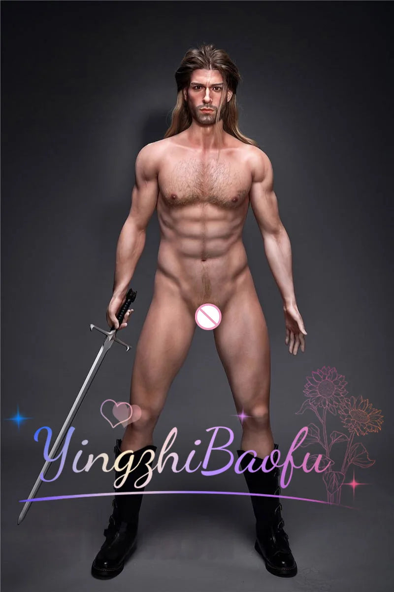 180-200cm realistic silicone male doll penis anal adult sex toy muscular samurai female masturbator gay doll luvshop24