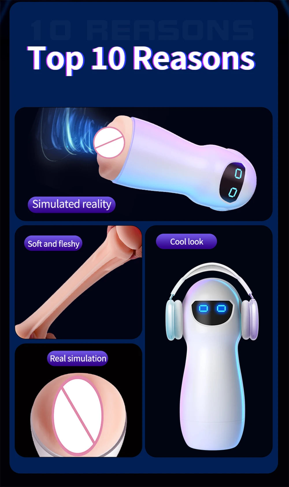 Automatic Male Sucking Mastubator Vibration Blowjob Machine Masturbation Cup Sex Toys Adult Goods for Men Masturbate Supplies luvshop24