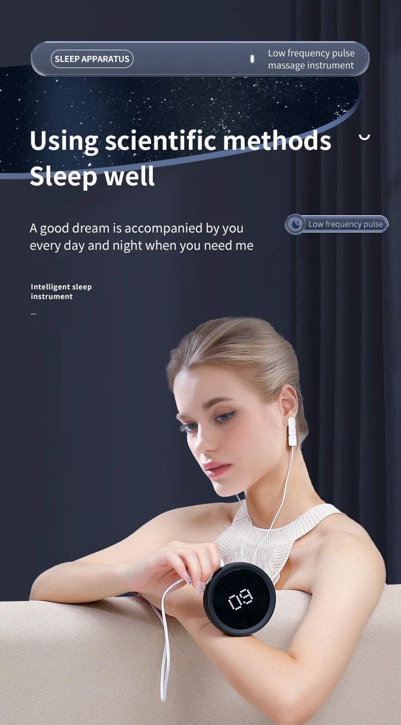 Insomnia Anxiety Depression Ces Therapy Device Anxiety Electronic Acupuncture Apparatus Sleeping Aid Device luvshop24