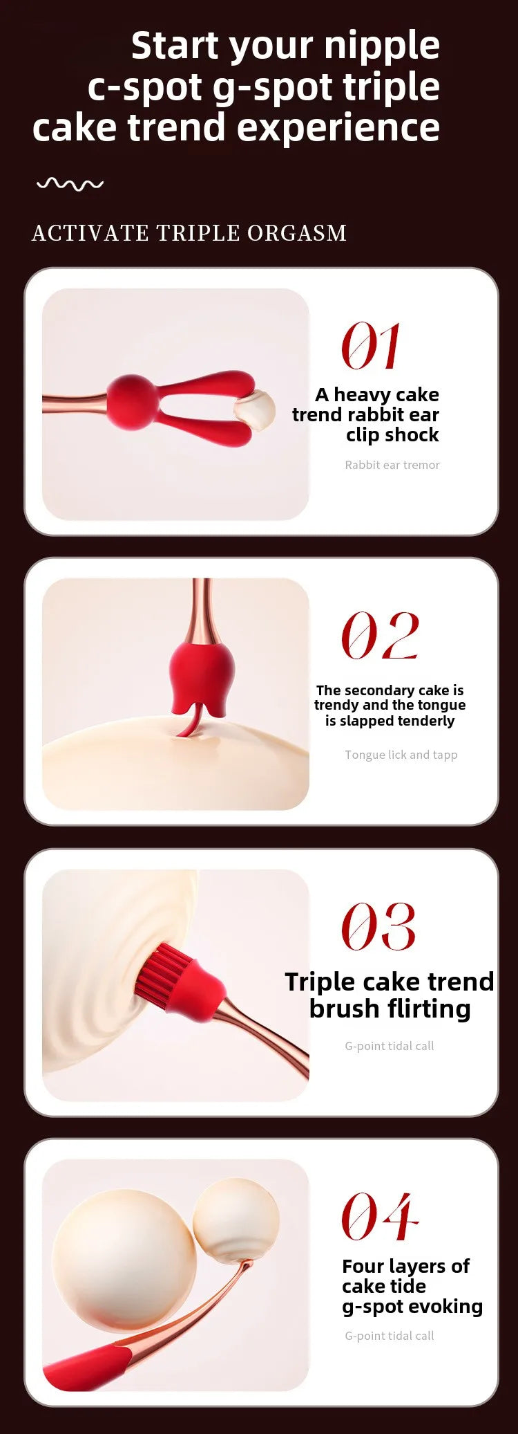 G-point Vibrator Used for Female Stimulate The Clitoris Vibrator Multi Frequency Ultrasonic Vibration Masturbation Female luvshop24
