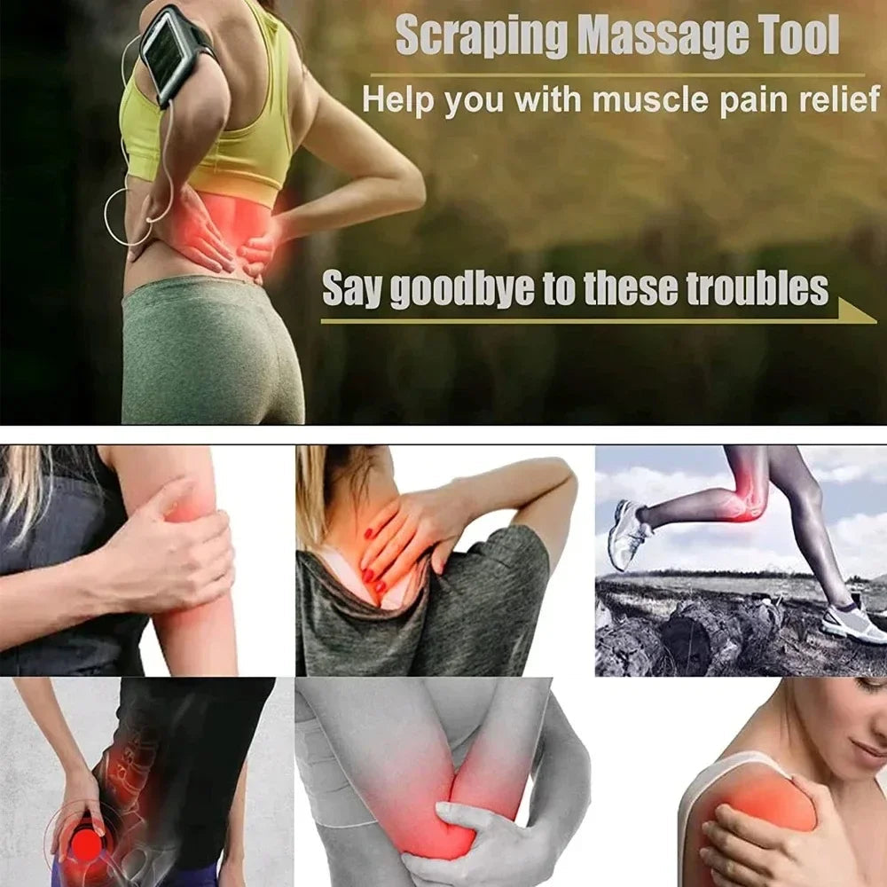 Facial Gua Sha Massage Board Portable Full Body Scraping Plate for Women Adults Massager Face Lift Relief SPA Massage Tool Gift luvshop24