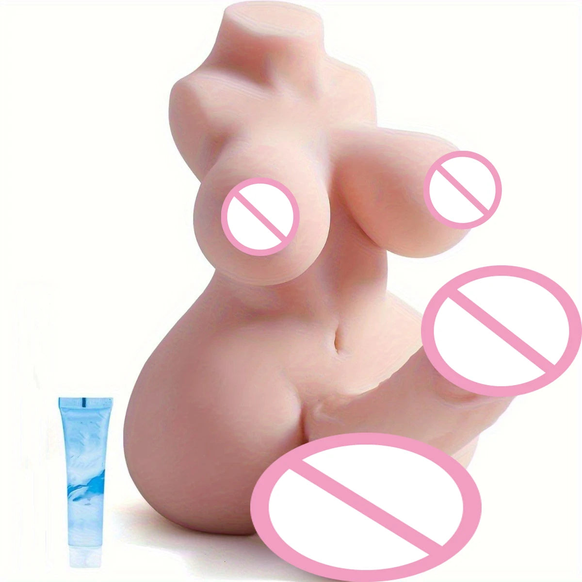 Fake Penis Sex Toy Bisexual Pocket Vagina 2-in-1 Male Toy With Realistic Flexible Penis Torso Adult Masturbation Porn Love Toy luvshop24