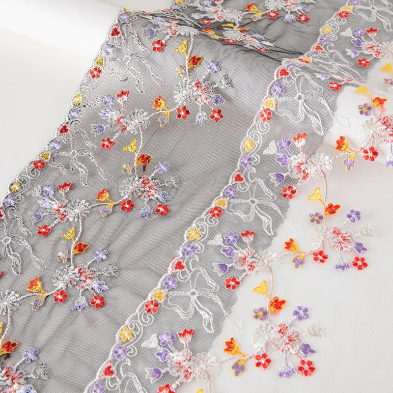 1 Yard Underwear Women Lace Fabric For Bra Dress Craft Trim Sewing Accessories Lace Tulle Embroidered Mesh Lace Drop Shipping luvshop24