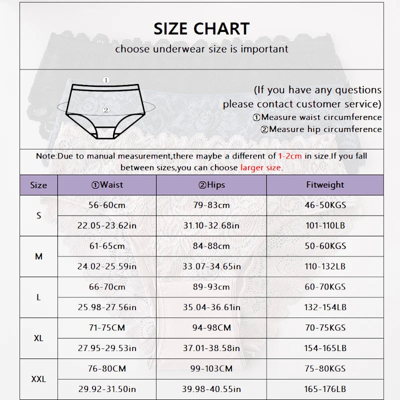 3PCS/Set Luxury Floral Embroidery Lace Panties Women Briefs Sexy Hollow Lingerie Female Underwear Ladies Breathable Underpants luvshop24