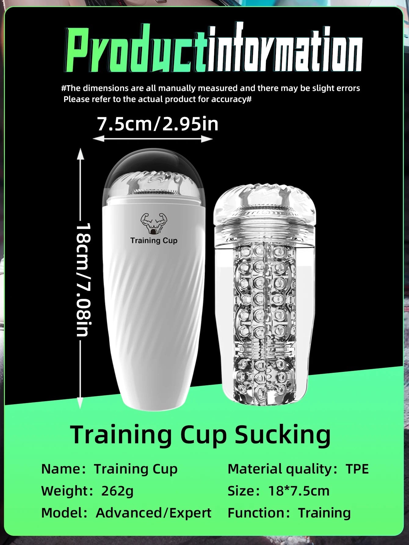 Male Masturbator Transparent Meat Vaginal Masturbation Adult Male Sex Toy Piston Manual Masturbator Cup Penis Massage Trainer luvshop24