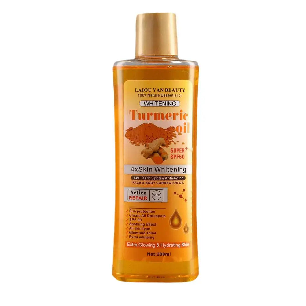 Turmeric Essential Oil Facial Body Massage oil Moisturizing Diffuser Aromatherapy Brightening Smoothing Body Face Skin Care 200m luvshop24