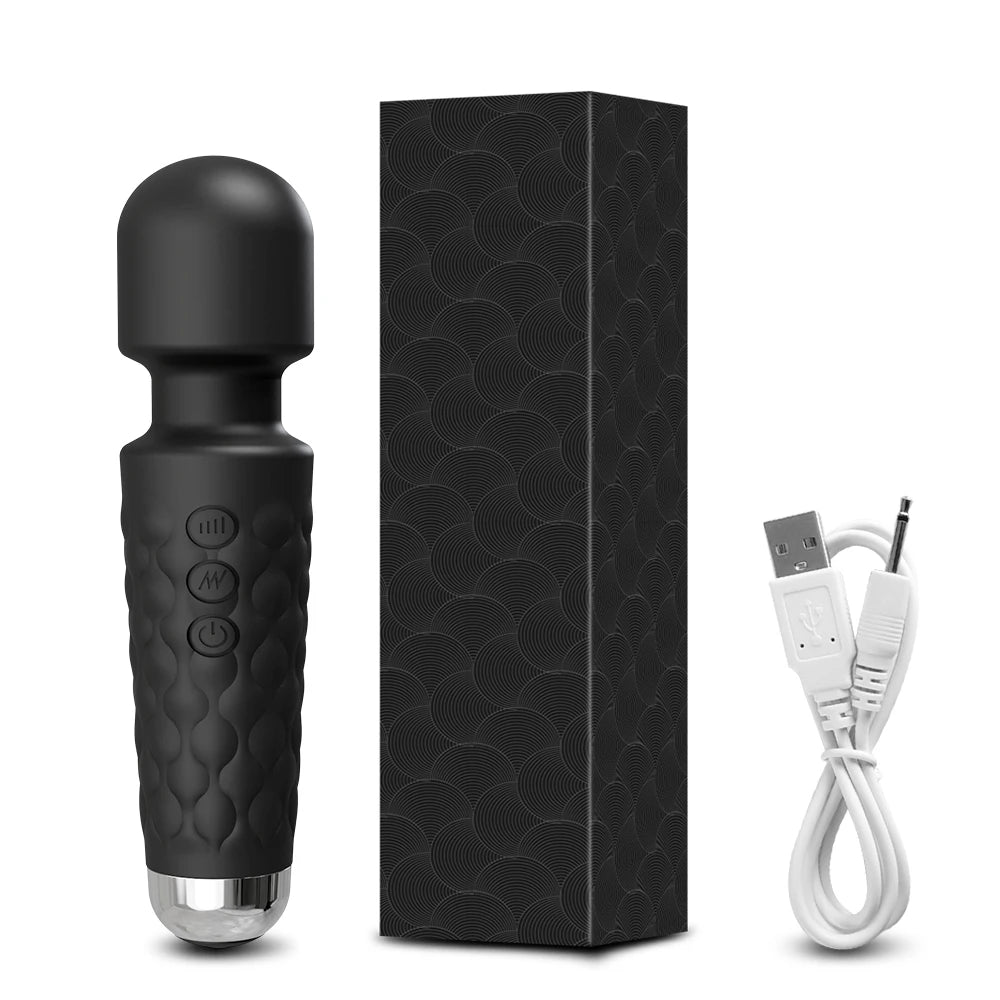 G spot Clitoris Stimulator Vibrator Adult Supplies for Women Powerful 20 Modes Clit Massager Female AV Magic-Wand Erotic Toys luvshop24