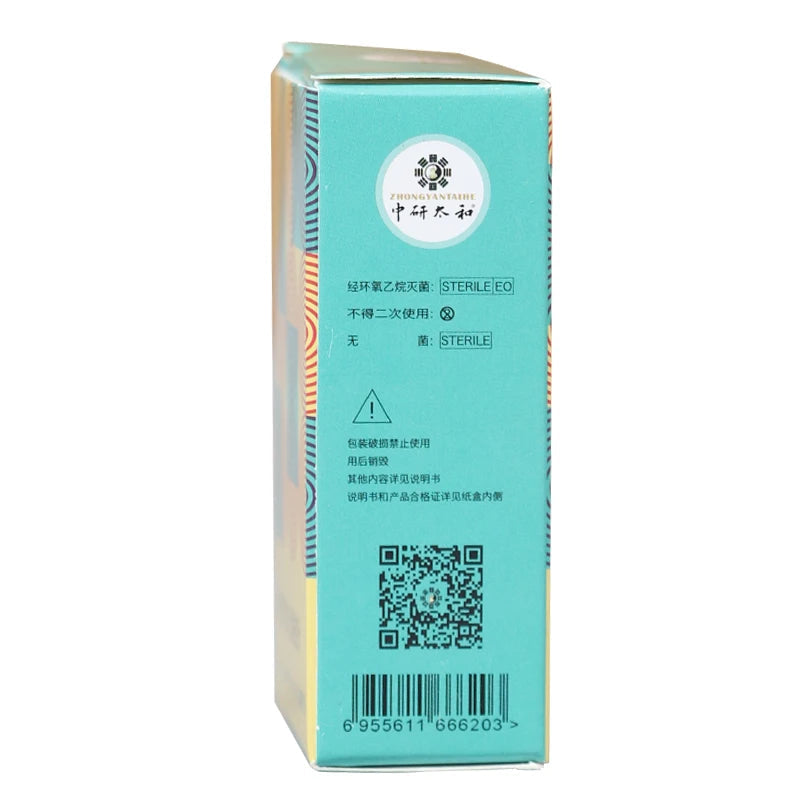 ZHONGYAN 100Pcs Ear Acupuncture Needle Disposable Press Needle for Ear Sticker Acupuncture Patches Skin Needl Massage Relaxation luvshop24