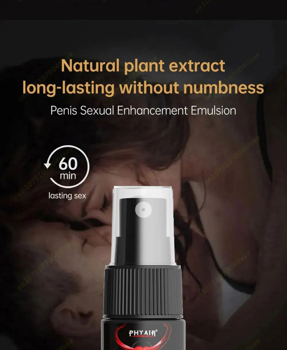 Male Penile Delay spray for External Use Long lasting 60 minutes Anti premature ejaculation Fast Erectile Product for Adults luvshop24