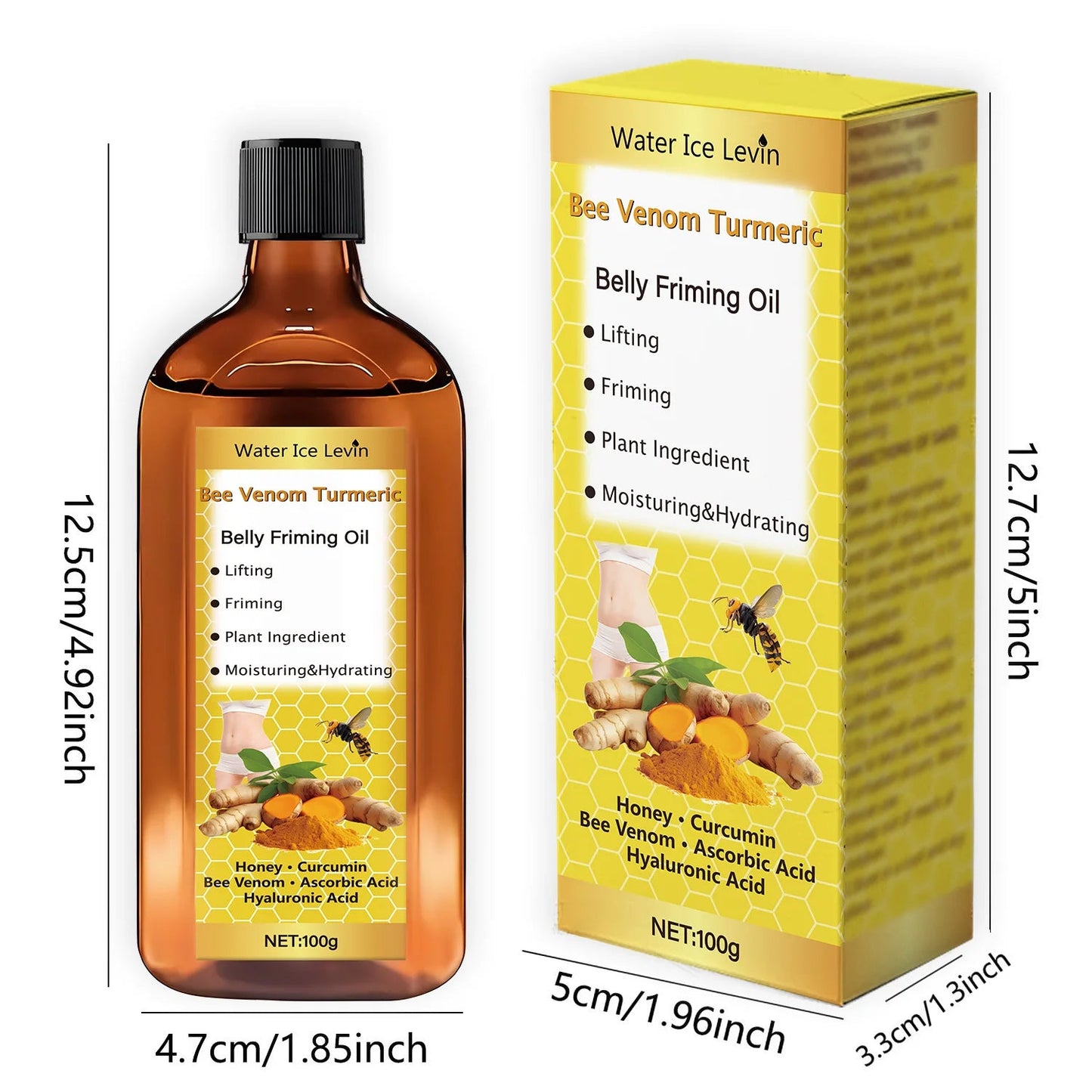 Ginger Essential Oil Massage Oil Is Moisturizing, Non-Greasy, Suitable for Both Men and Women. It Contains Camellia and Almond Oil to Make Your Ideal Massage Bath, Body and Hair Care. luvshop24