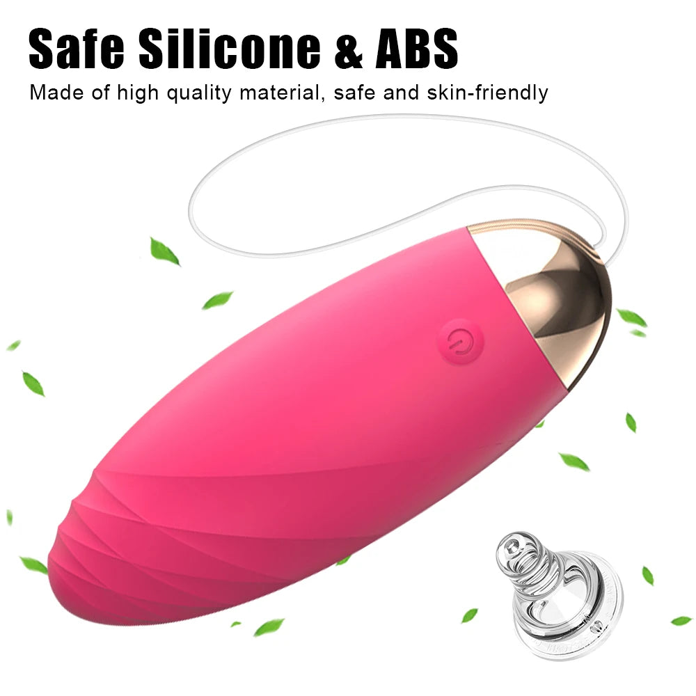 Remote Control Body Massager Wireless Jump Egg Vibrator Egg Clitoris Stimulator 10 Modes Vibrator Mini Bullet Vibrator For Women luvshop24
