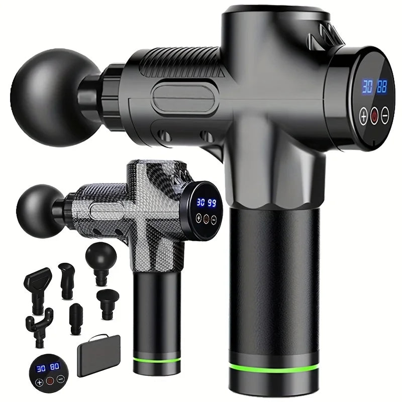 Portable Fascia Gun Vibration Massage Gun For Body Neck Back Deep Muscle Relaxation Fitness Slimming One Head luvshop24