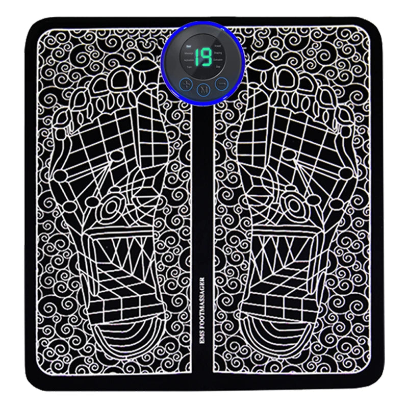 Electric Foot Massager Pad Muscle Massage Relaxation Trainer For Massage Fitness Outdoor Sport Home Family Relax luvshop24
