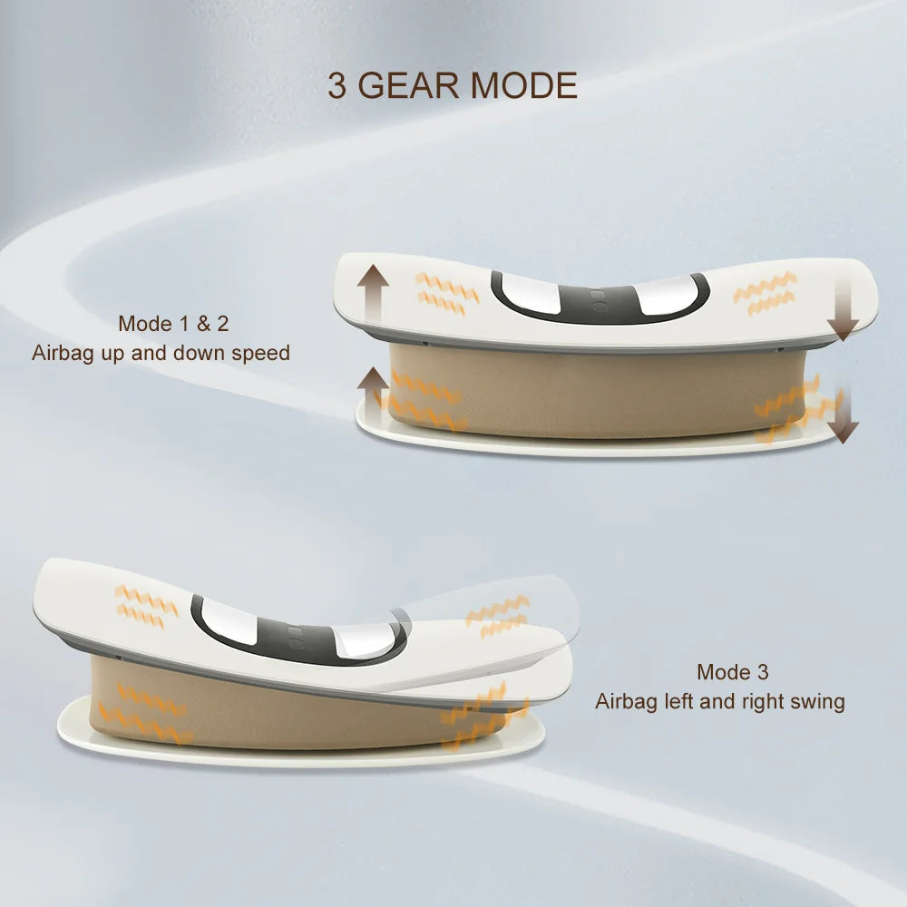 Electric Lumbar Traction Massager Adjustable Vibration Waist Massager Waist Spine Support Back Massage Machine Waist masajeador luvshop24