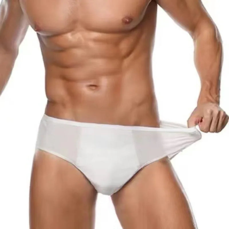 5Pack Men's disposable Underwear L-4XL White Cotton Panties Sexy Man Breathable Briefs Shorts Male Comfortable Underpants luvshop24