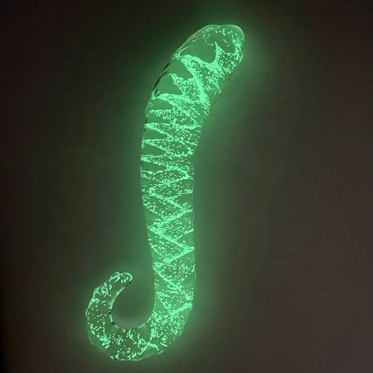Sea Horse Glass Anal Plugs Wholesale Glass Masturbation Erotic Toys Pink Purple Black Green Blue Crystal Glass Dildos for Women luvshop24