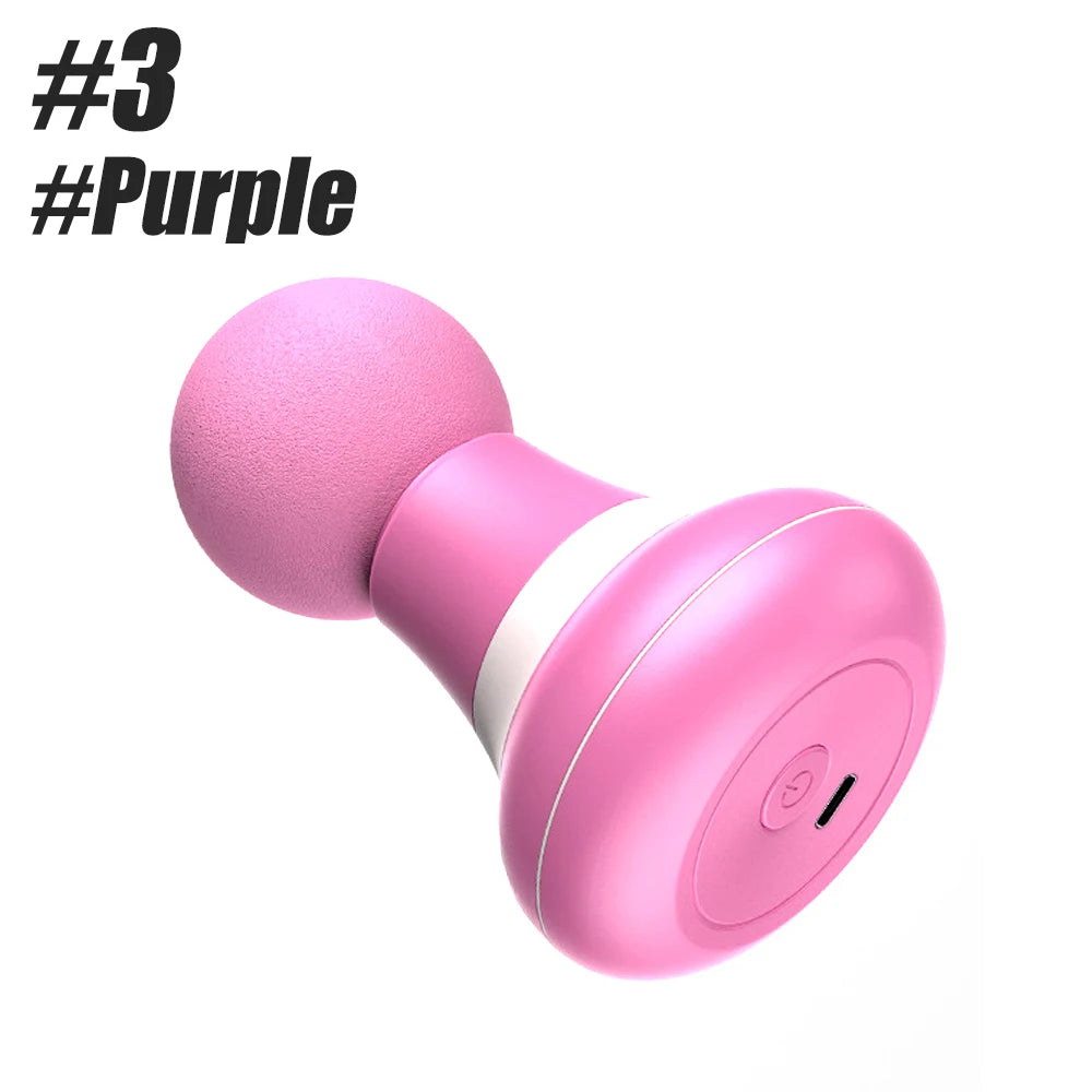 1PCS Mini Electric Handheld Massager Wand,Powerful 6 Speed Vibration Modes,Cordless Handheld & Portable for Shoulder,Neck Body luvshop24