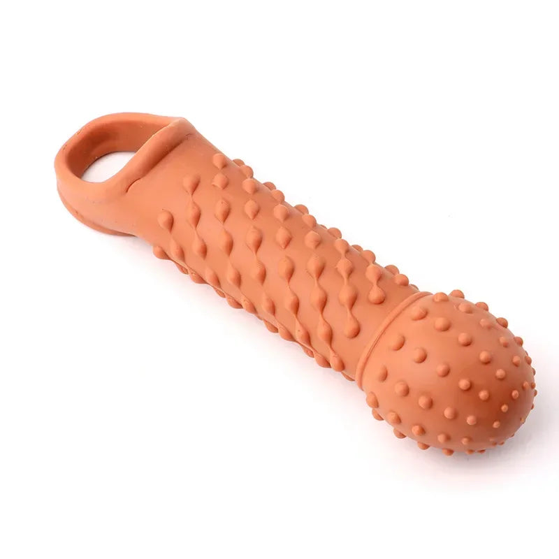 Reusable Condom for Sexual Pleasure Hard Rough Big Condom Penis Sleeve Extender for Men Delay Ejaculation luvshop24