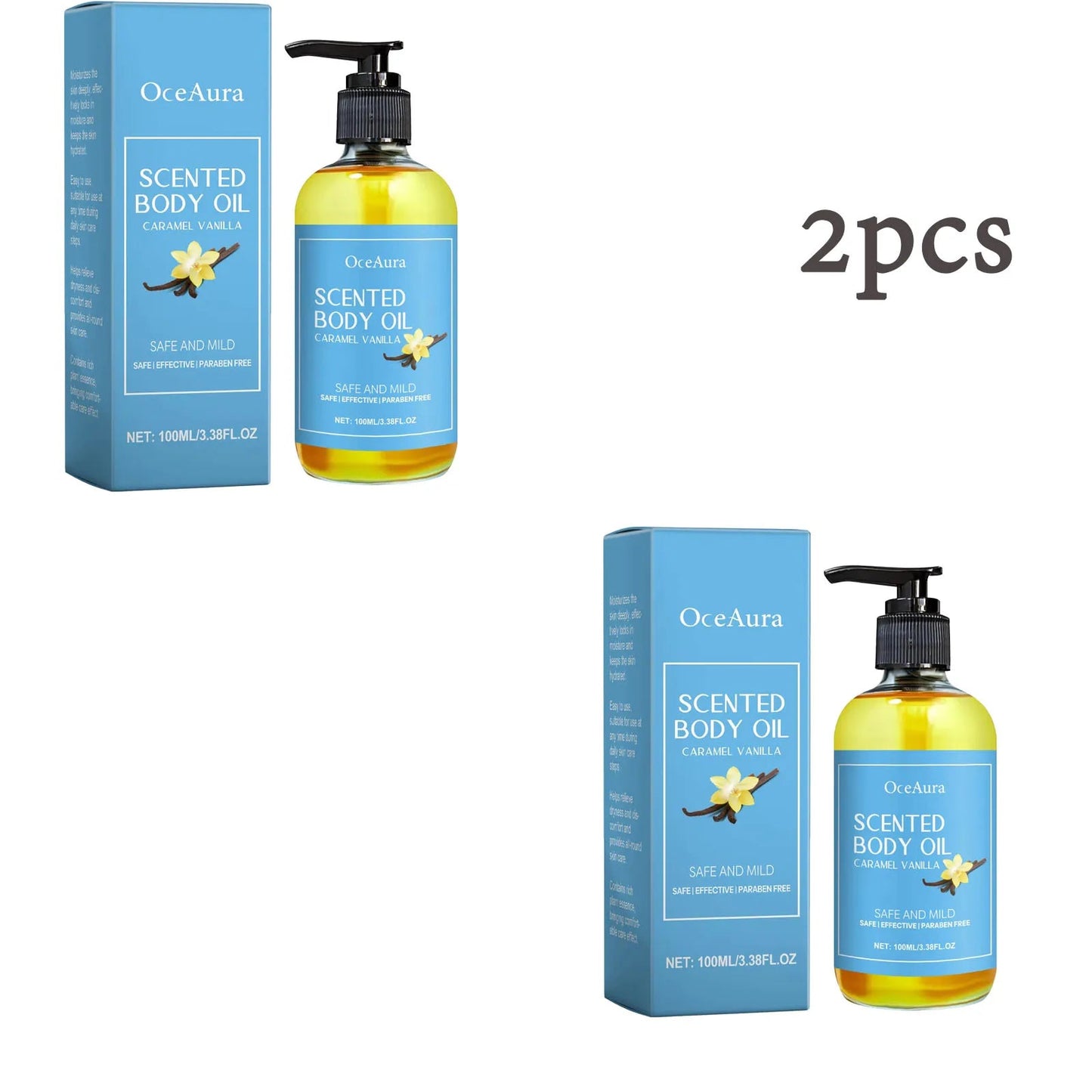 Vanilla Body Massage Oil Improve Moisturizing Relieve Stress Strengthen Nourishing Muscle Relaxing Body SPA Plant Essential Oils luvshop24