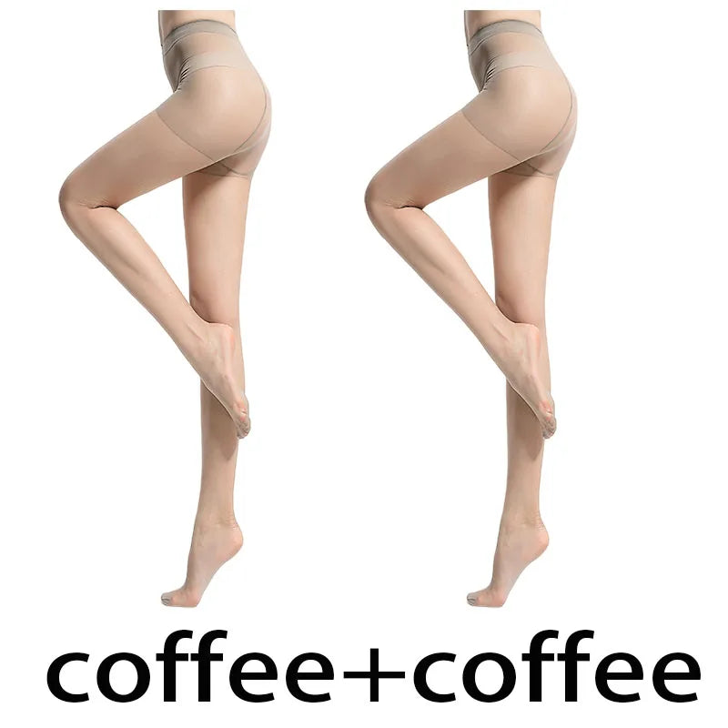 2pairs Women's Pineapple Stockings Tear-resistant Unbreakable Tights Sexy High Elasticity Nylon Sock Girls Ultra-thin Pantyhose luvshop24