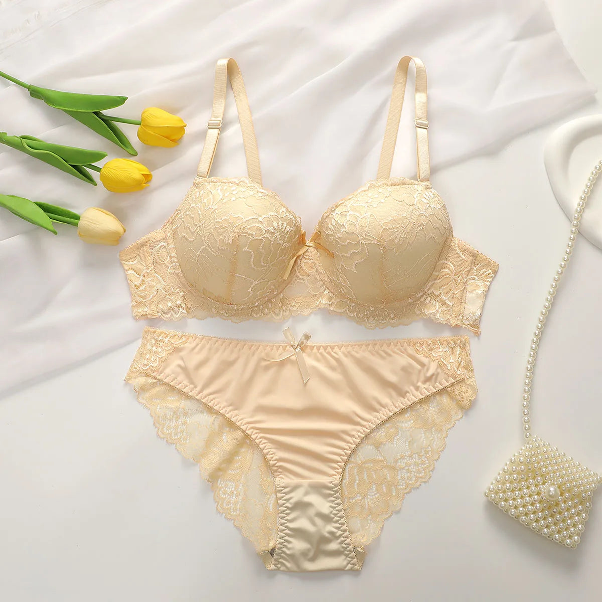 Lace Bras Set For Womens Sexy brs & panty sets Female Lingerie Embroidered 34/75 36/80 38/85 BCD Cup Underwear luvshop24