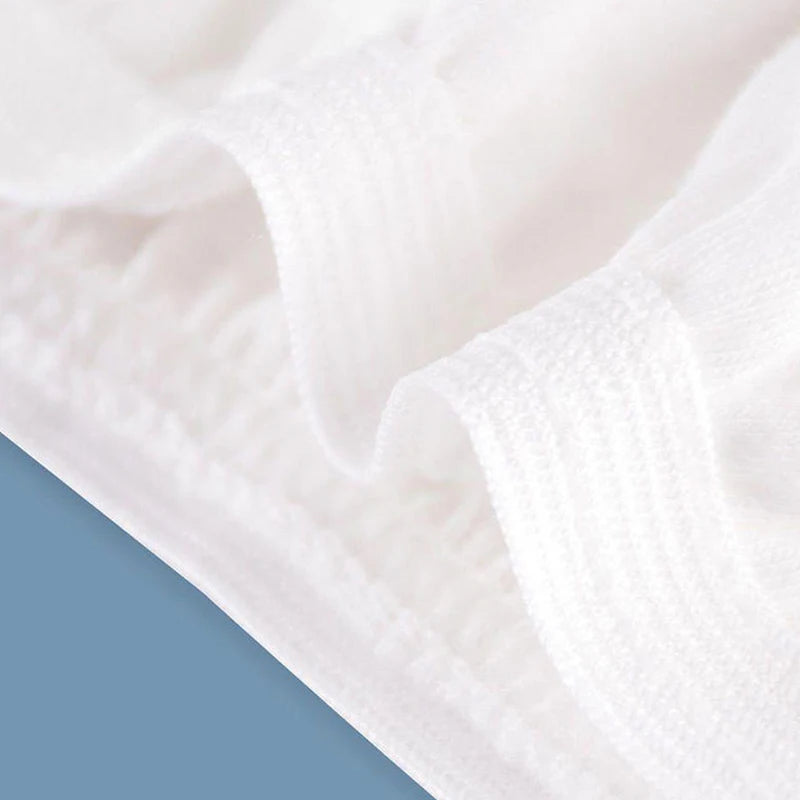 5Pack Men's disposable Underwear L-4XL White Cotton Panties Sexy Man Breathable Briefs Shorts Male Comfortable Underpants luvshop24