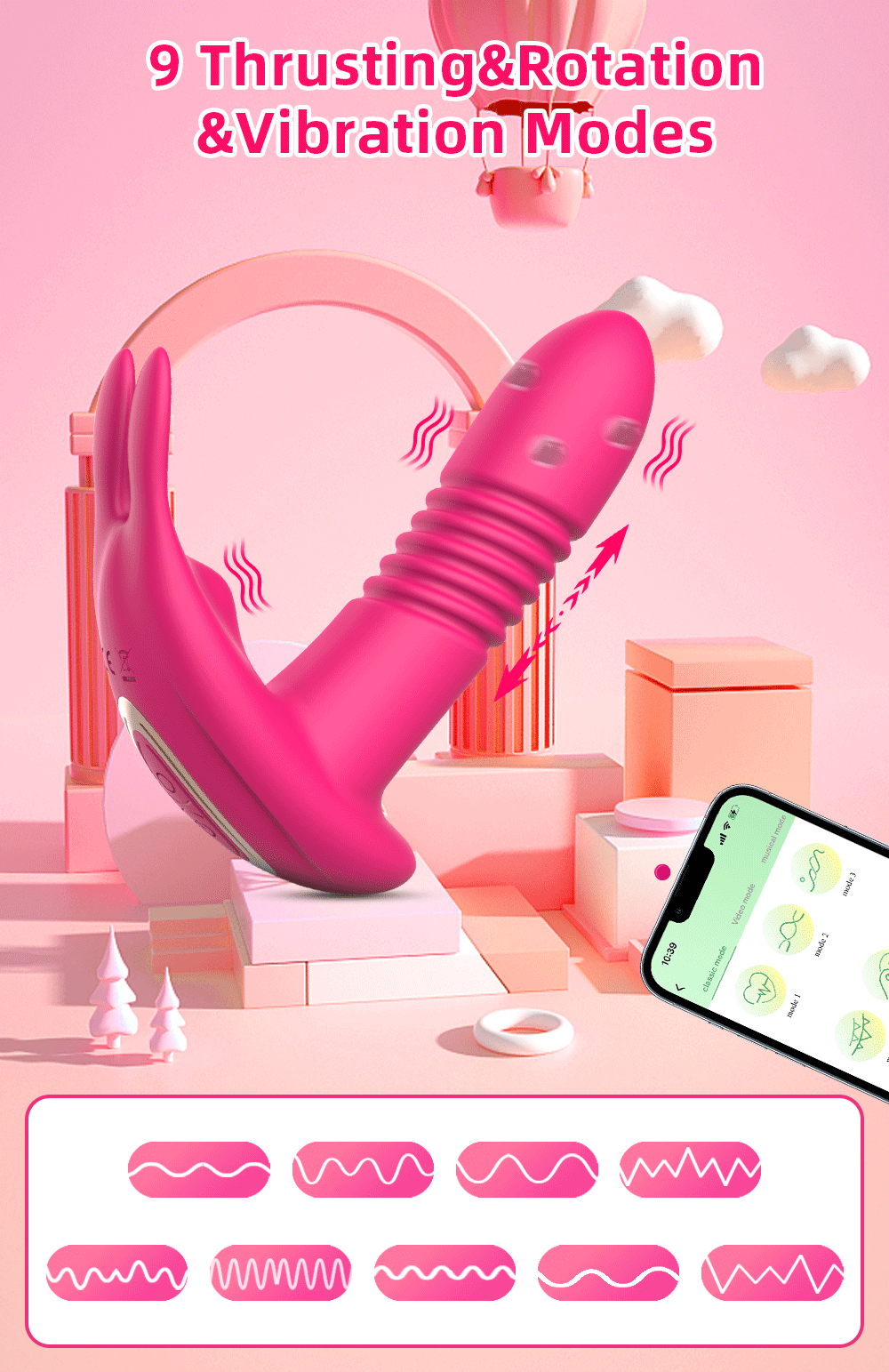 Adult Toys Vibrator Masturbation Tools for Women Outdoor Wearable Vibrator Clitoris Stimulator Dildo Penetration Vagina Vibrator luvshop24