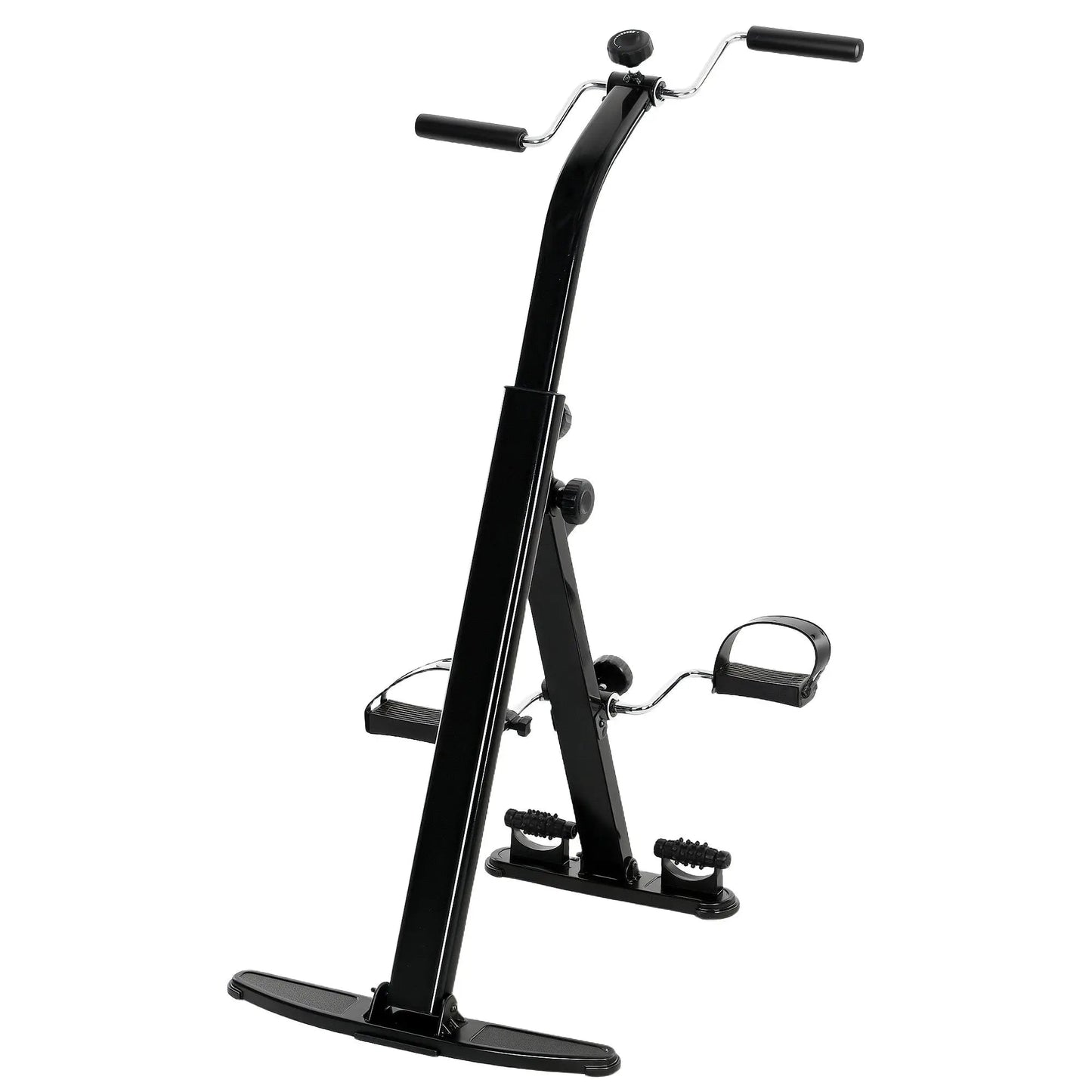 Seniors Elderly Foldable Leg Exercise Bike Seated Pedal Exerciser LCD Monitor for Rehabilitation Recovery Therapy Leg Massager luvshop24