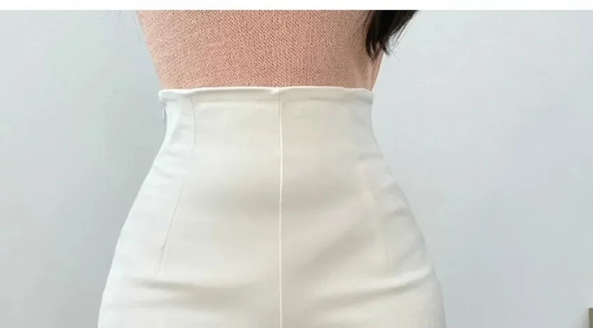 2024 New Women's High-waisted Slimming Spandex Shorts Sexy Tightening Hip Covering Versatile Casual Heat Pants Autumn luvshop24