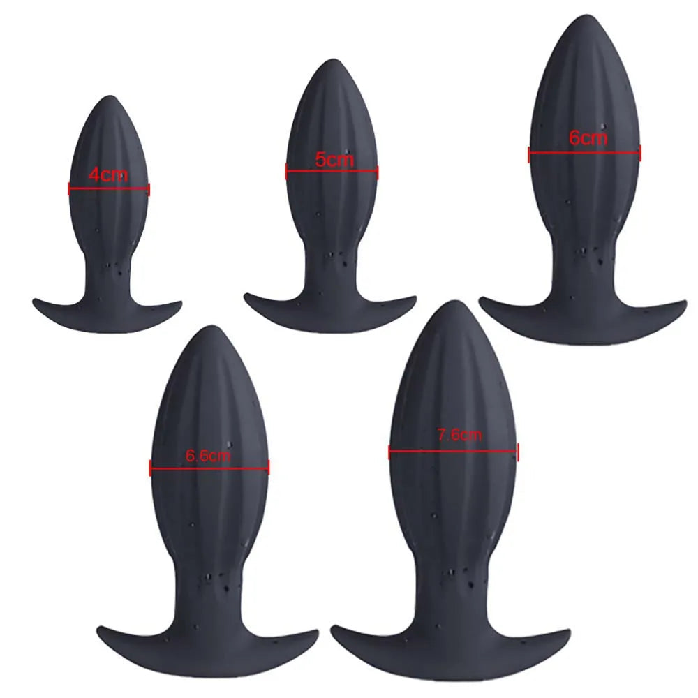 Soft Anal Plugs for Gay Men Prostate Massage Liquid Silicone 35-80mm Huge Butt Plug Anal Training Comfortable To Wear But Plug luvshop24