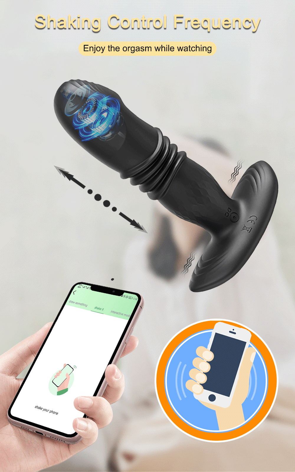 Telescopic Vibrating Butt Plug Anal Vibrator Wireless Remote Sex Toys for Women Ass Anal Dildo Prostate Massager Men Buttplug luvshop24